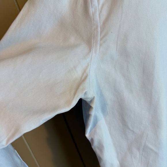 EMANUEL BERG Modern Fit Shirt Mens M 15 3/4 40 Blue Solid Dress Shirt Poland - Picture 9 of 9